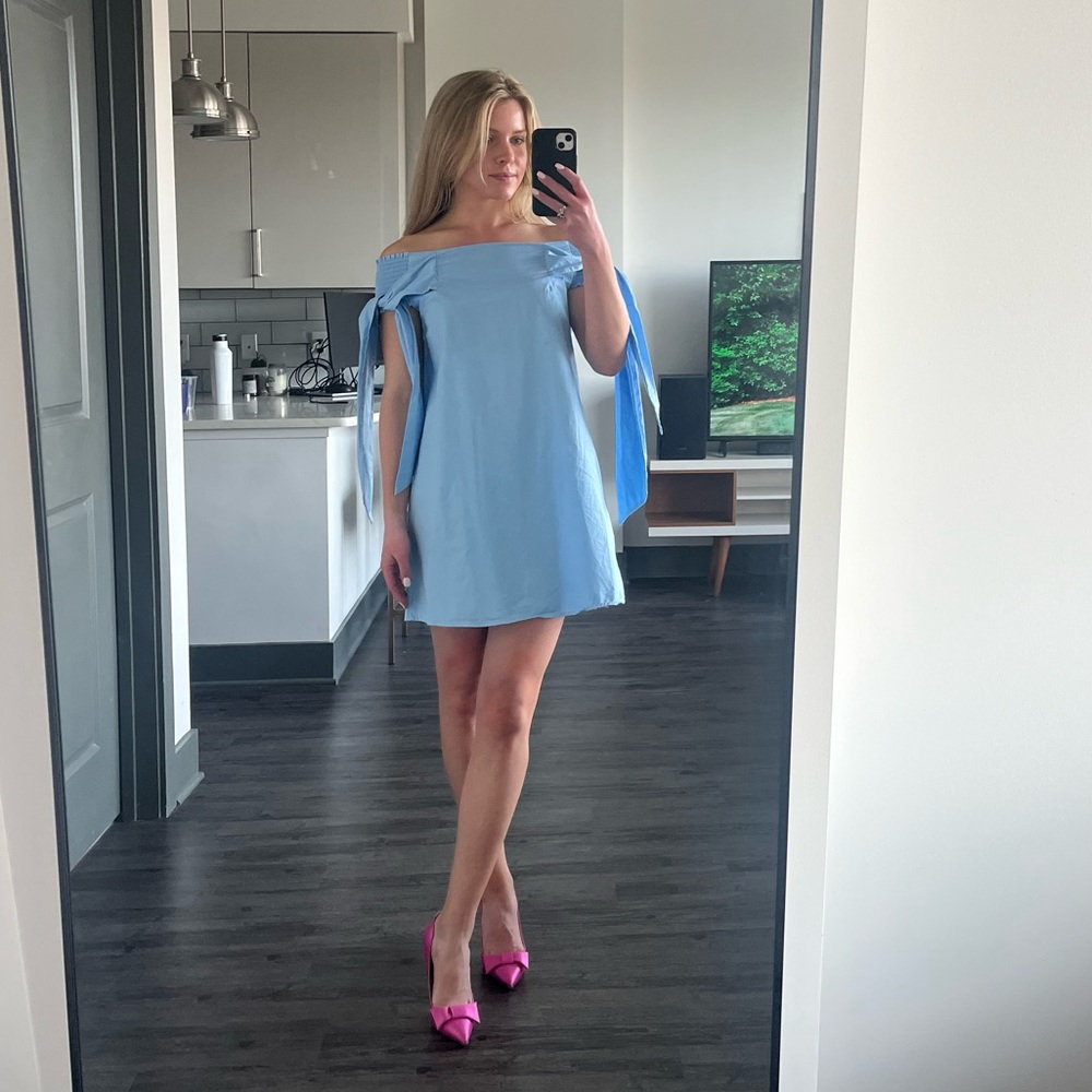 Nordstrom (Soprano) Off the Shoulder Mini Dress